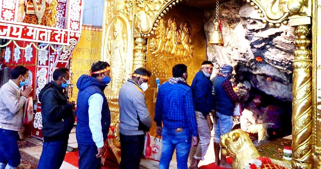 Pilgrims having darshan via natural Cave: CEO Shrine Board
